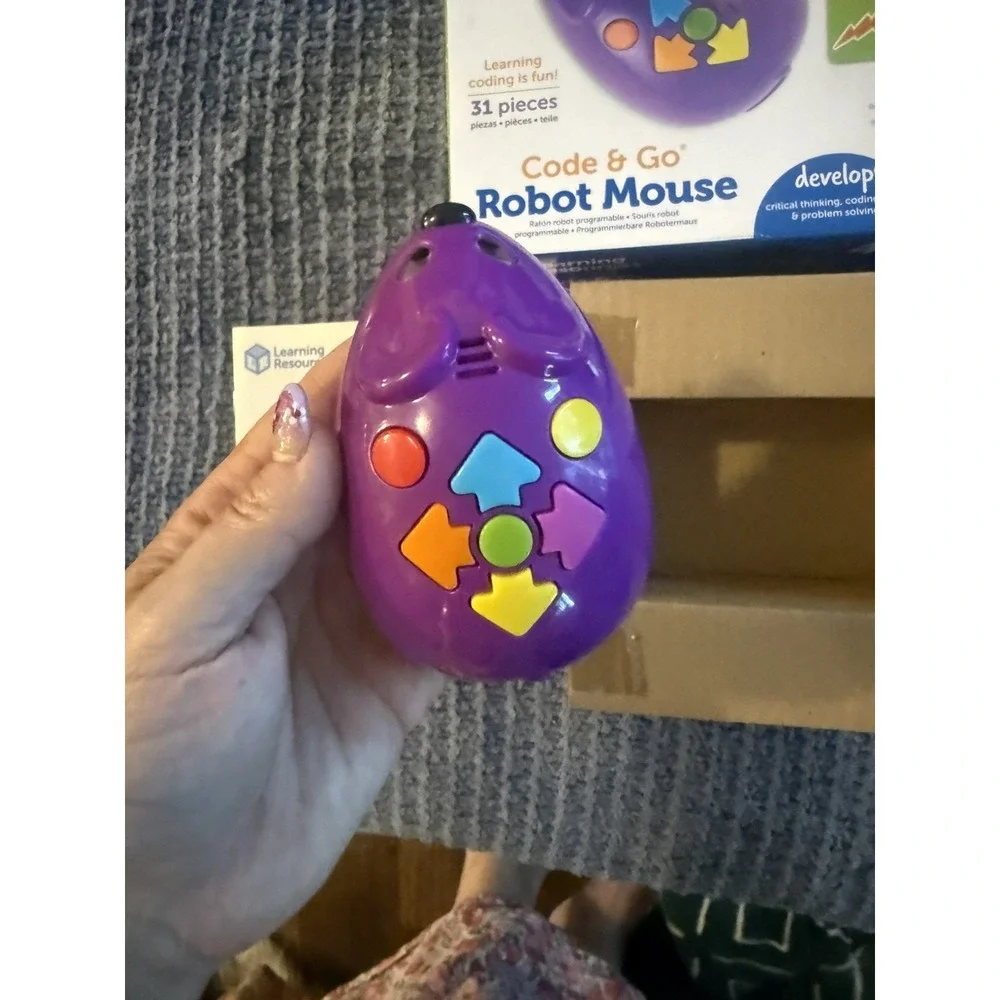 Learning Resources Code & Go Robot Mouse, Coding STEM learning Toy, New